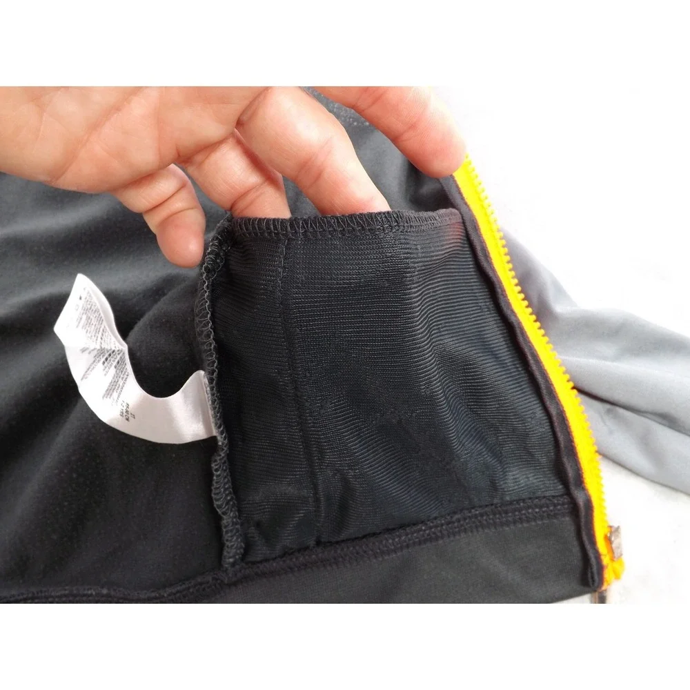 Nike Jacket Boy's Size 2T Toddler Gray/Orange‎ Zip Up Pockets Just Do It Graphic